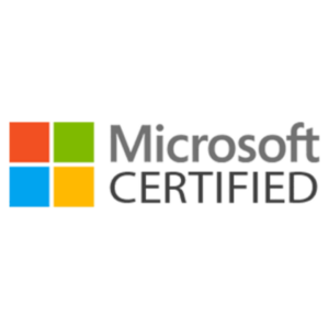 Microsoft Certified badge showcasing expert-level Power BI HR analytics training